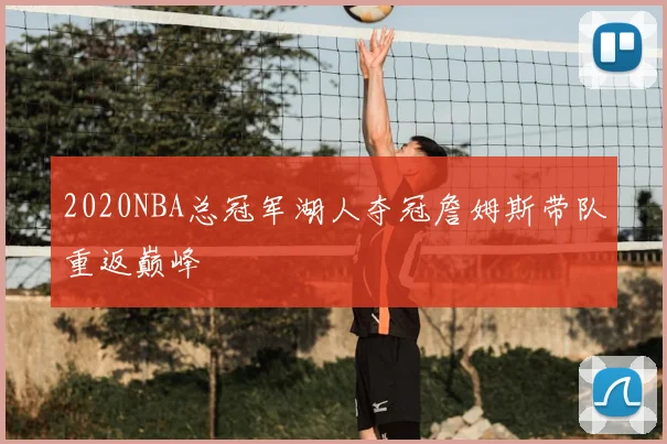 2020NBA总冠军湖人夺冠詹姆斯带队重返巅峰